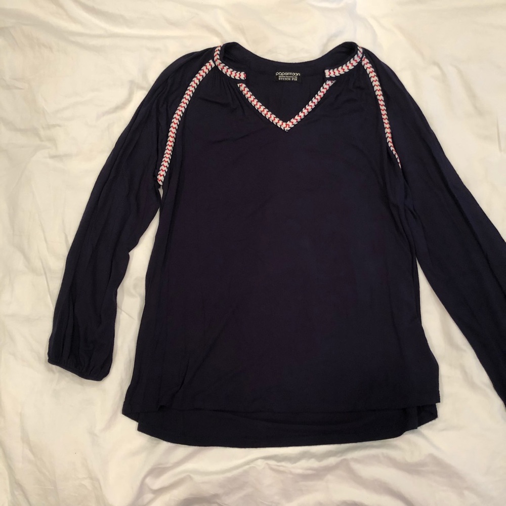 Navy Blouse